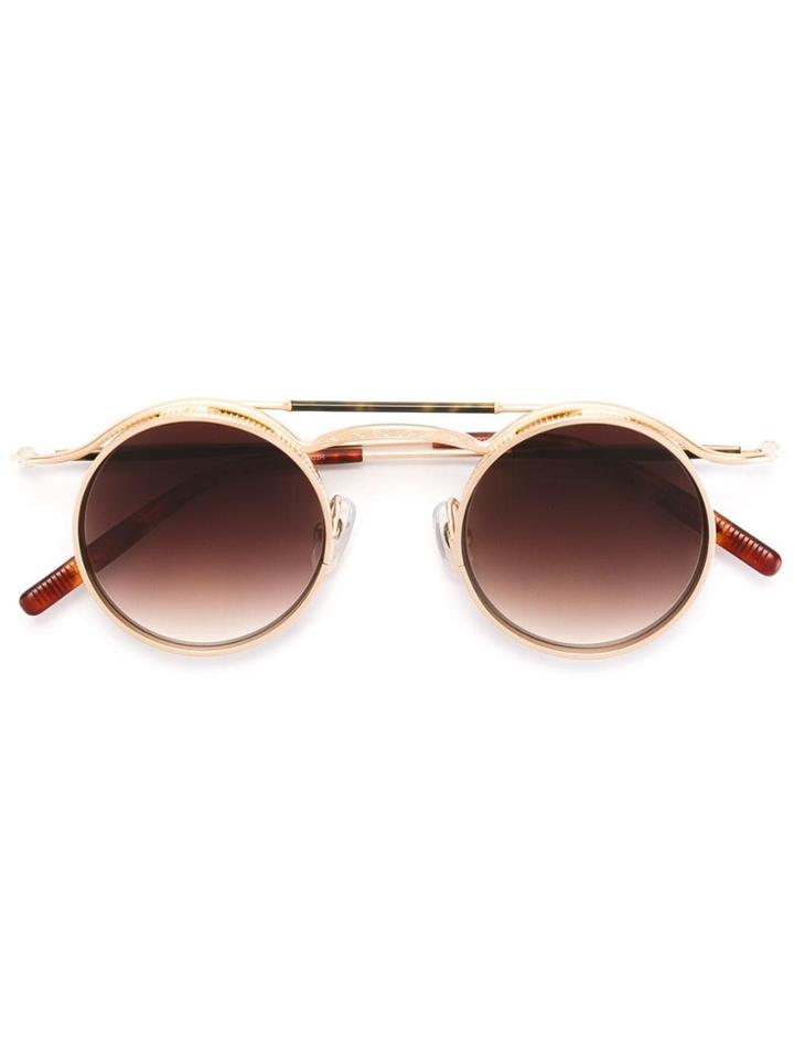 Matsuda 2903h Round-framed Sunglasses - Metallic