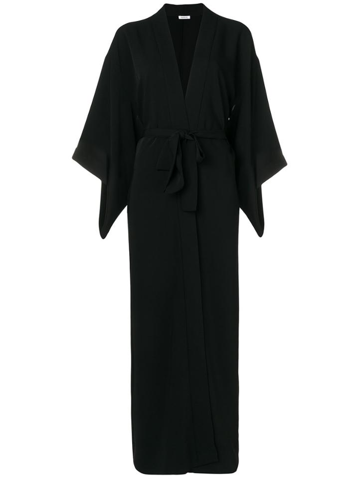 P.a.r.o.s.h. Longline Robe - Black
