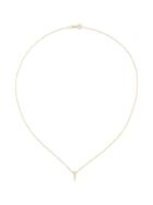 18kt Gold And Diamond Single Kite Necklace, Women's, Metallic, Lizzie Mandler Fine Jewelry