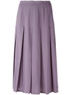 Dolce & Gabbana Vintage Pleated Skirt, Women's, Size: 42, Pink/purple