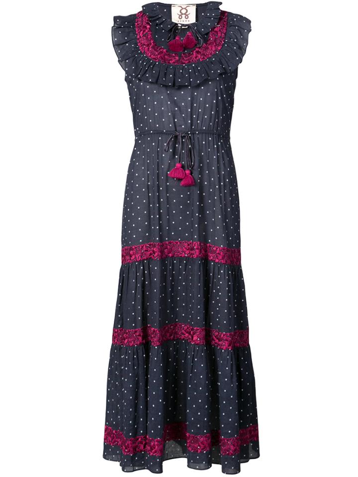 Figue Lila Polka-dot Dress - Blue