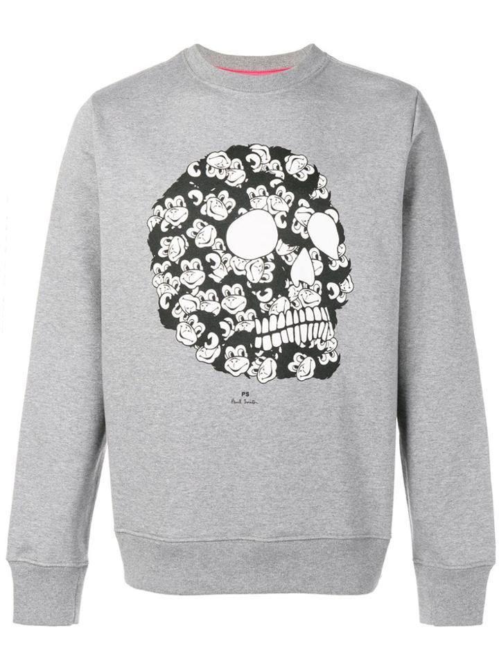 Ps By Paul Smith Long Sleeved Sweater - Grey