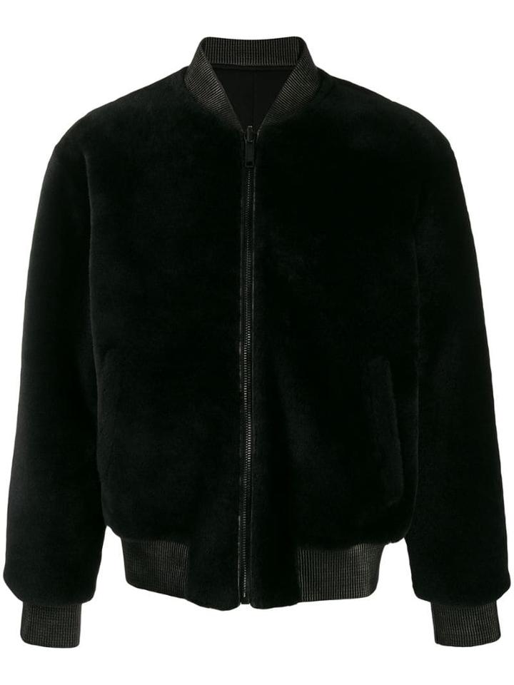 Givenchy Back Logo Bomber Jacket - Black