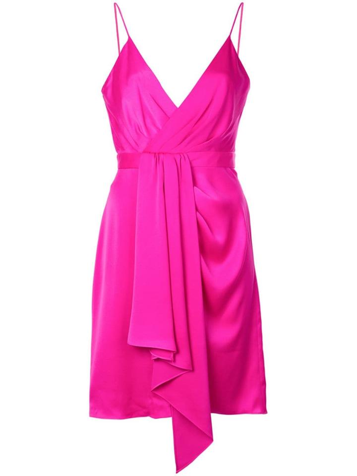 Jay Godfrey Draped Panel Mini Dress - Pink