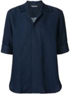 Neil Barrett Denim Shirt, Men's, Size: 37, Blue, Cotton