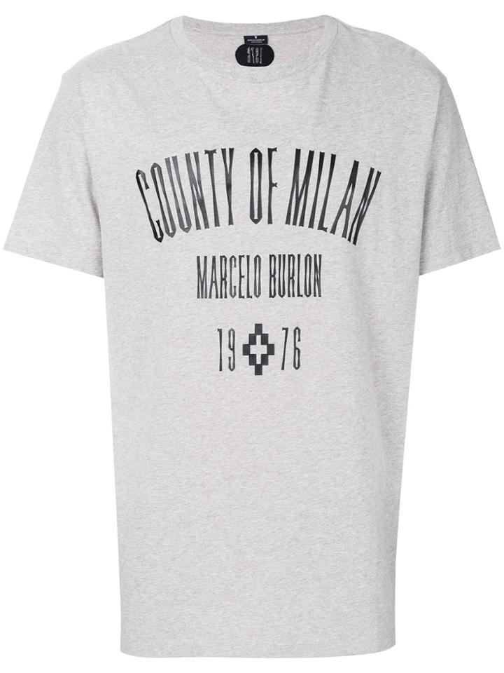 Marcelo Burlon County Of Milan Jak T-shirt - Grey