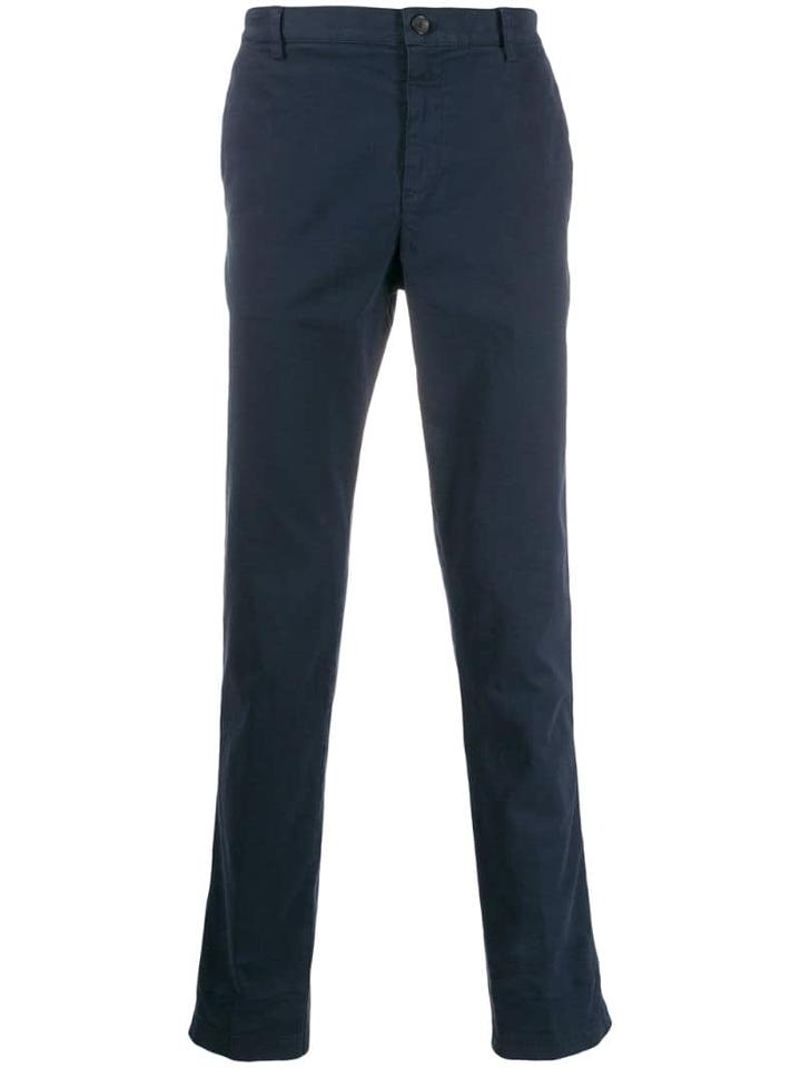 Kenzo Straight Tailored Trousers - Blue