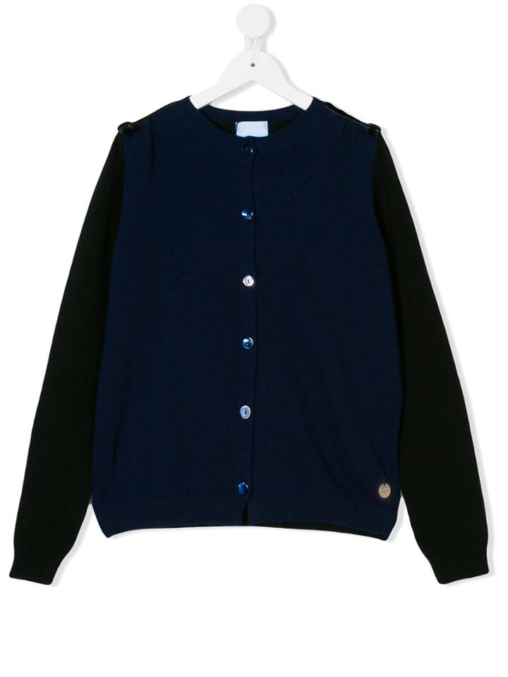 Lanvin Petite Round Neck Cardigan - Black