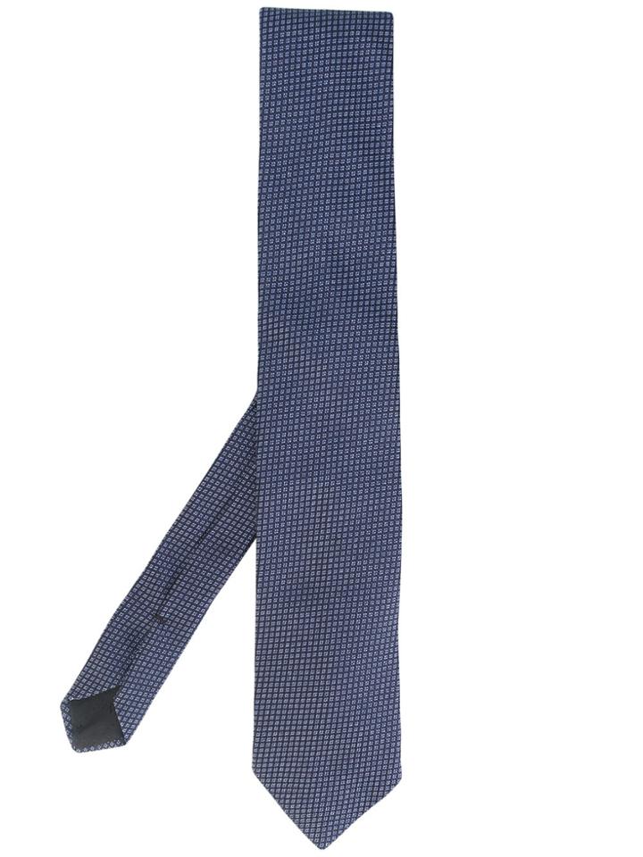 Lardini Micro Dot Tie - Blue