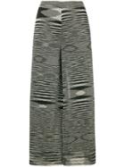 Missoni Tribal Print Cropped Flared Trousers - Black