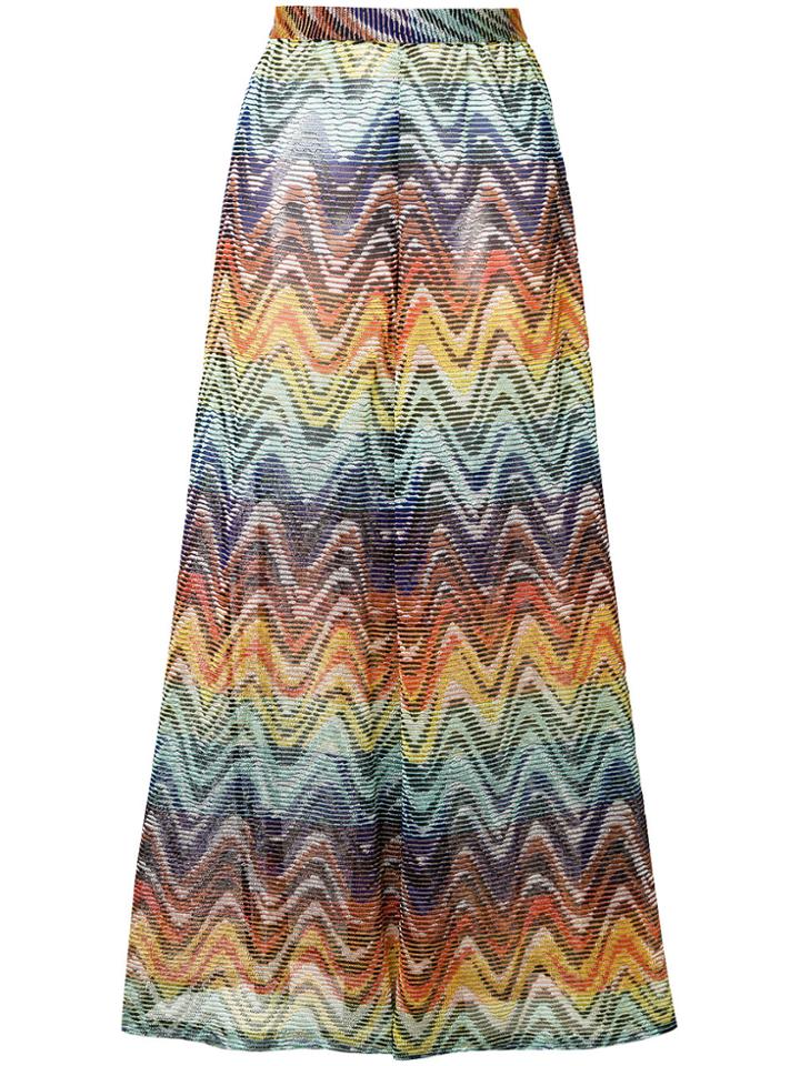 Missoni Mare Woven Palazzo Pants - Multicolour