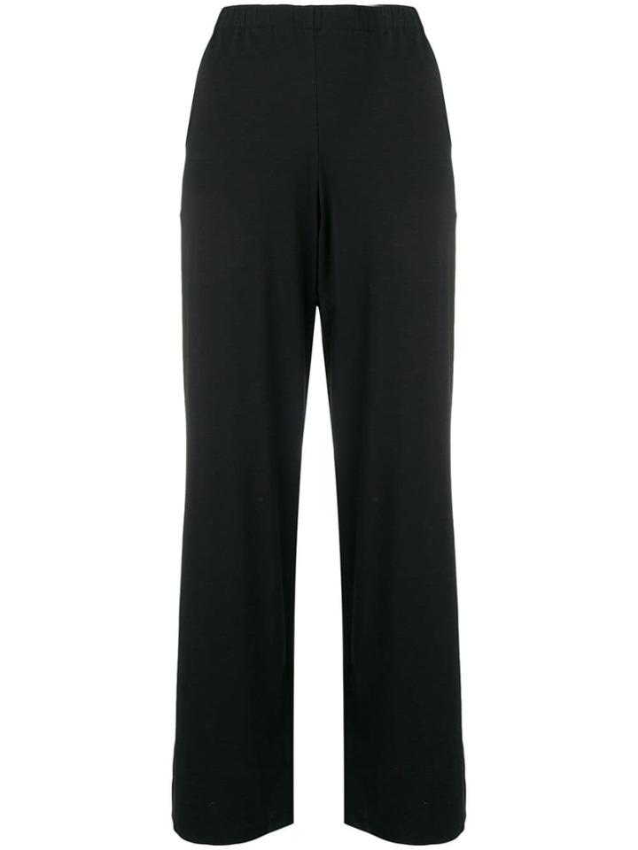 Lamberto Losani Elastic Waist Trousers - Black