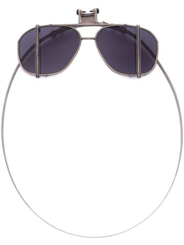 Werkstatt:münchen - Headband Sunglasses - Men - Silver - One Size, Grey, Silver