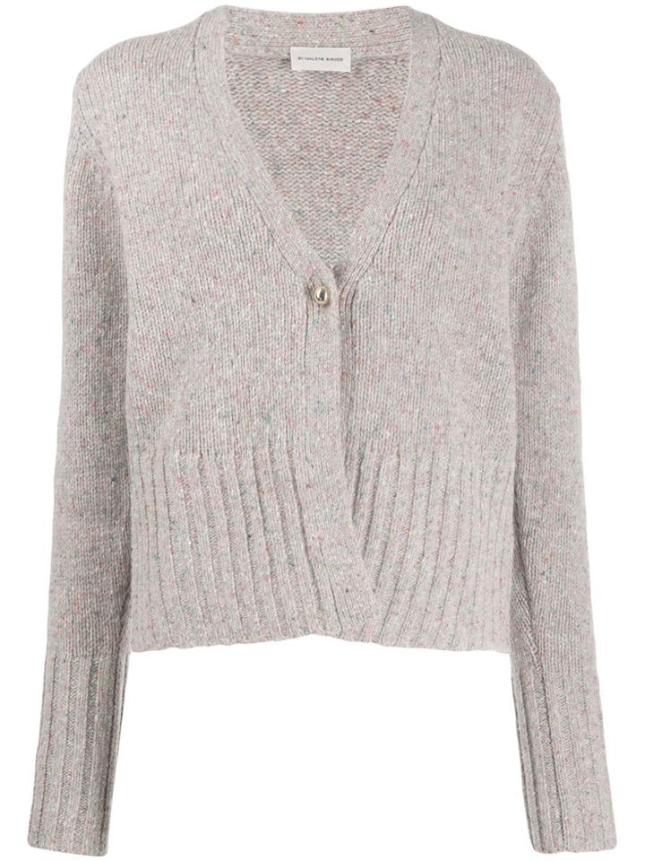 By Malene Birger Buttoned Knitted Cardigan - Grey