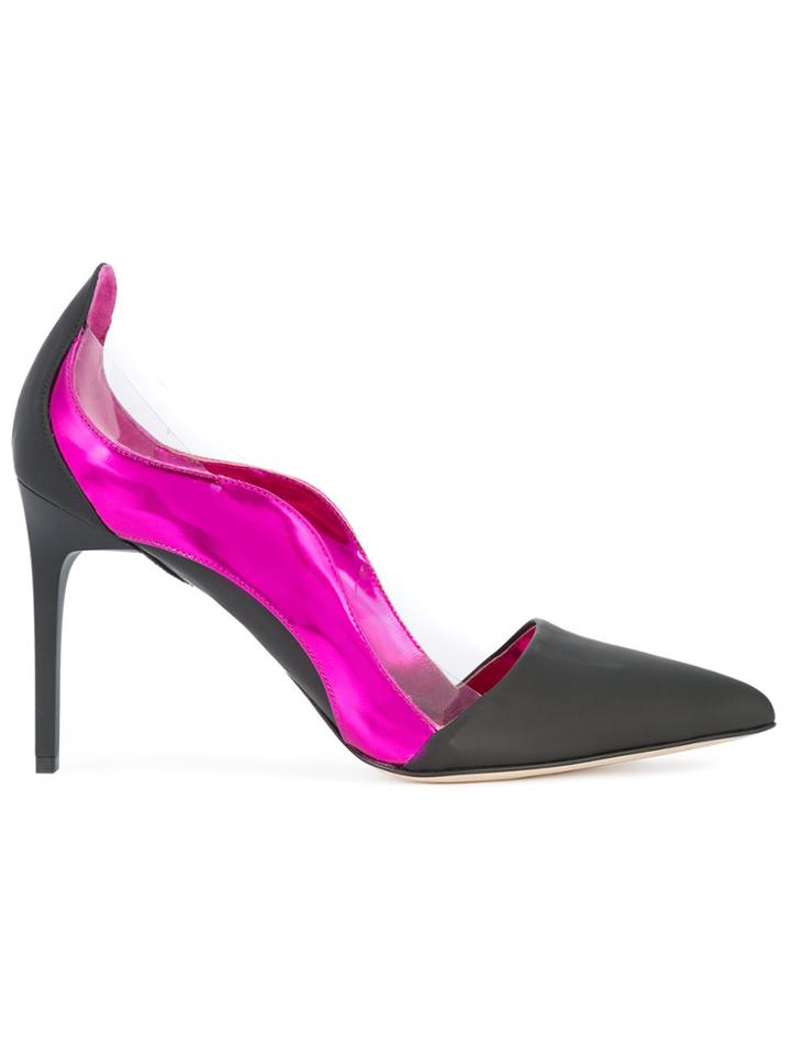Oscar De La Renta Camille Pumps - Pink & Purple