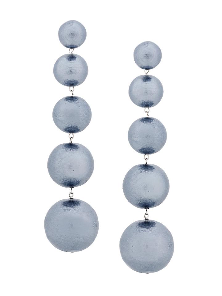 Moy Paris Pearl-effect Drop Earrings - Metallic