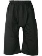 Raf Simons Dropped Crotch Shorts - Black