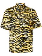 Prada Short Sleeve Print Shirt - Yellow & Orange