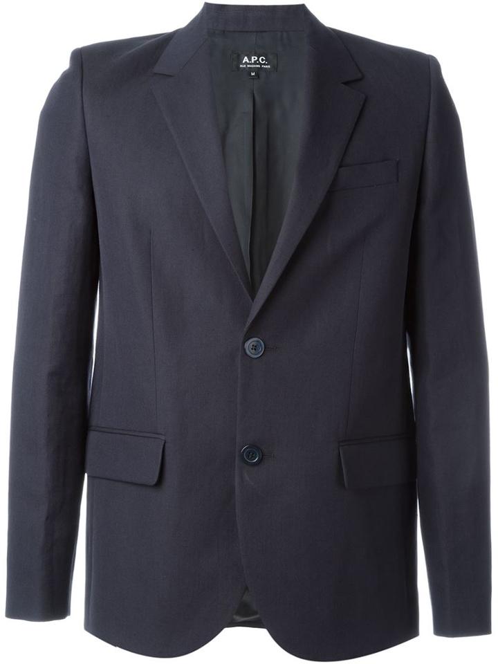 A.p.c. Two Button Blazer