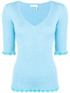 See By Chloé V-neck Top - Blue
