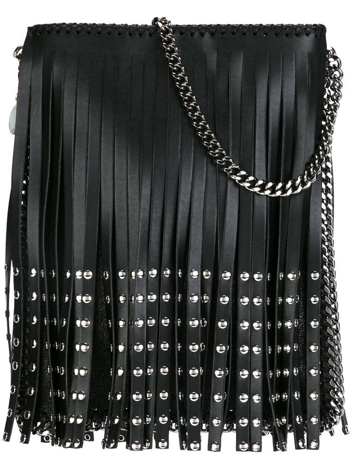 Stella Mccartney 'falabella' Flat Crossbody Bag, Women's, Black, Polyester