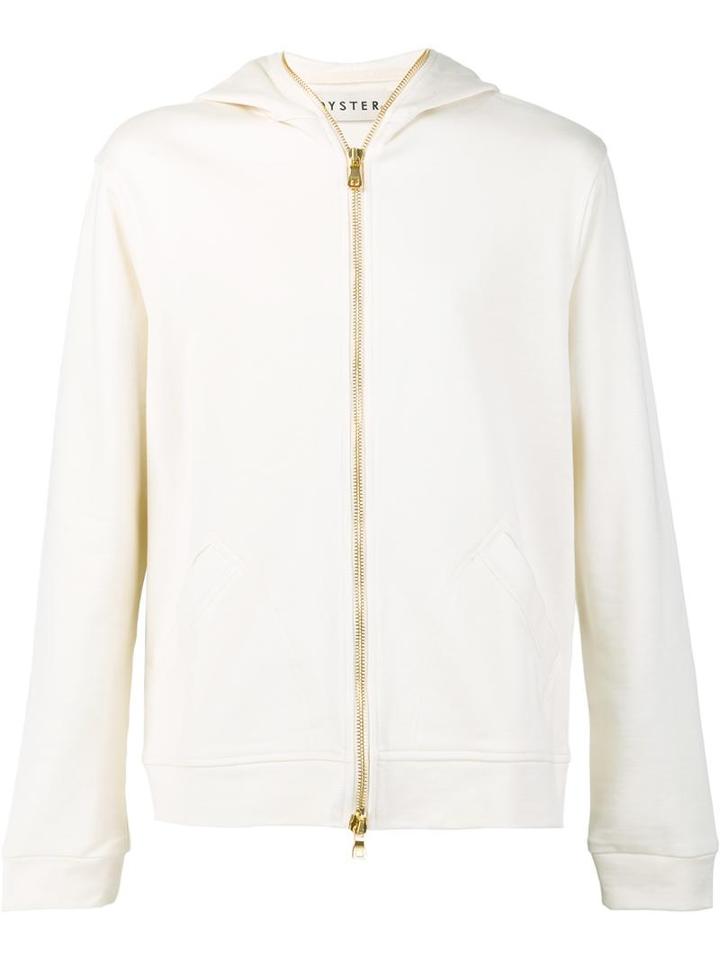 Oyster Holdings 'narita' Zipped Hoodie, Men's, Size: Xl, Nude/neutrals, Cotton