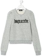Dsquared2 Kids - Graphic Logo Sweatshirt - Kids - Cotton/rayon - 16 Yrs, Grey