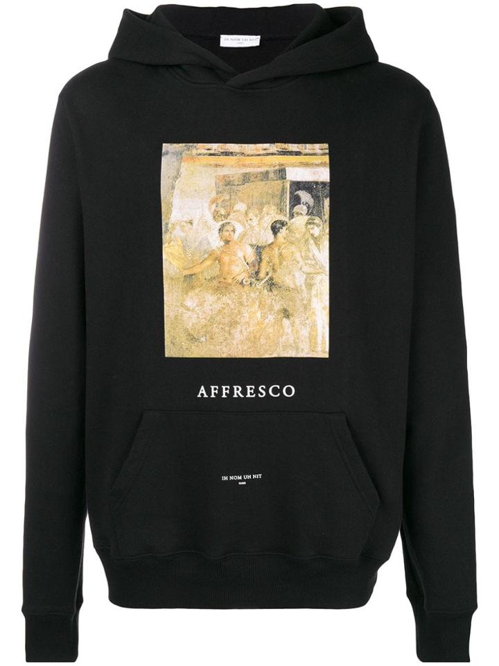 Ih Nom Uh Nit Affresco Hooded Sweatshirt - Black