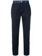 Frankie Morello Tapered Sathya Trousers - Blue