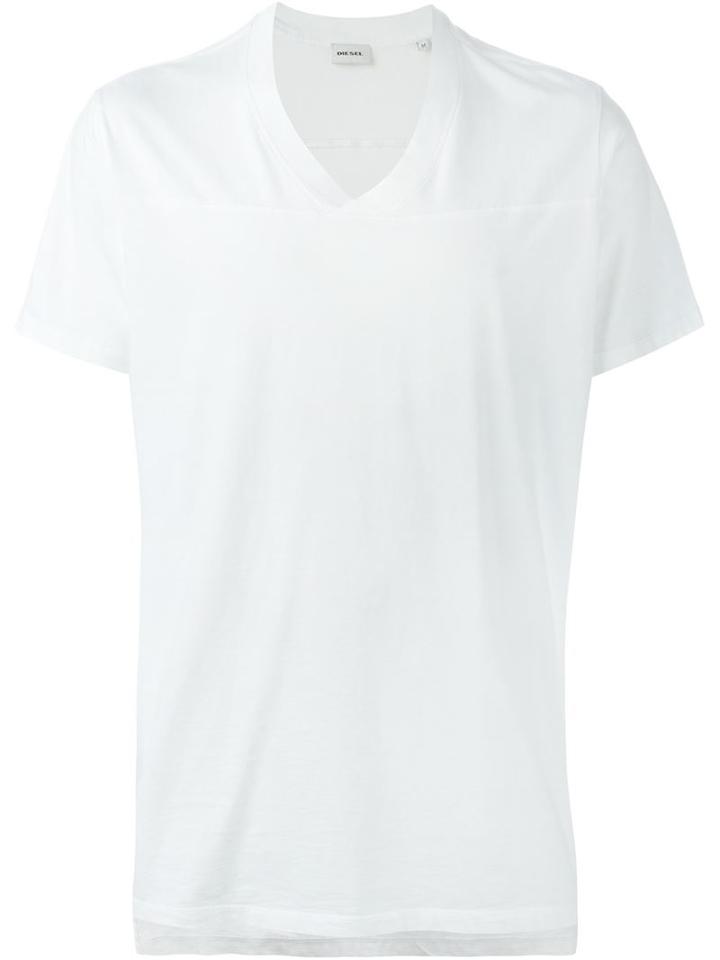 Diesel T-markus T-shirt, Men's, Size: Xs, White, Cotton/polyurethane