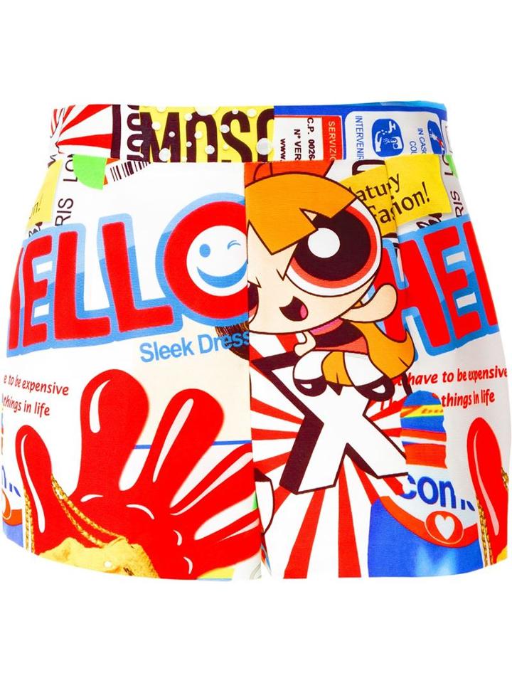 Moschino 'powerpuff Girls' Shorts