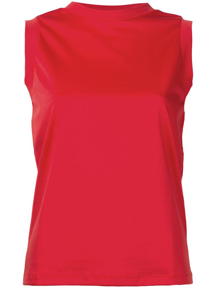 Estnation - Tank Top - Women - Cotton - 38, Red, Cotton