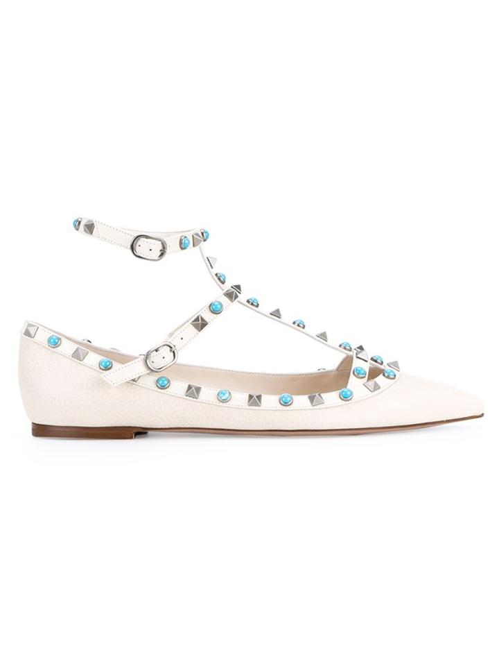 Valentino Garavani 'rolling Rockstud' Ballerinas