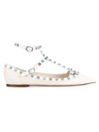 Valentino Garavani 'rolling Rockstud' Ballerinas