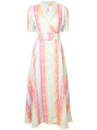 Gül Hürgel Striped Wrap Maxi Dress - Multicolour