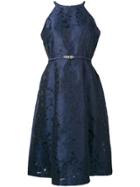 Lauren Ralph Lauren Halterneck Cocktail Dress - Blue