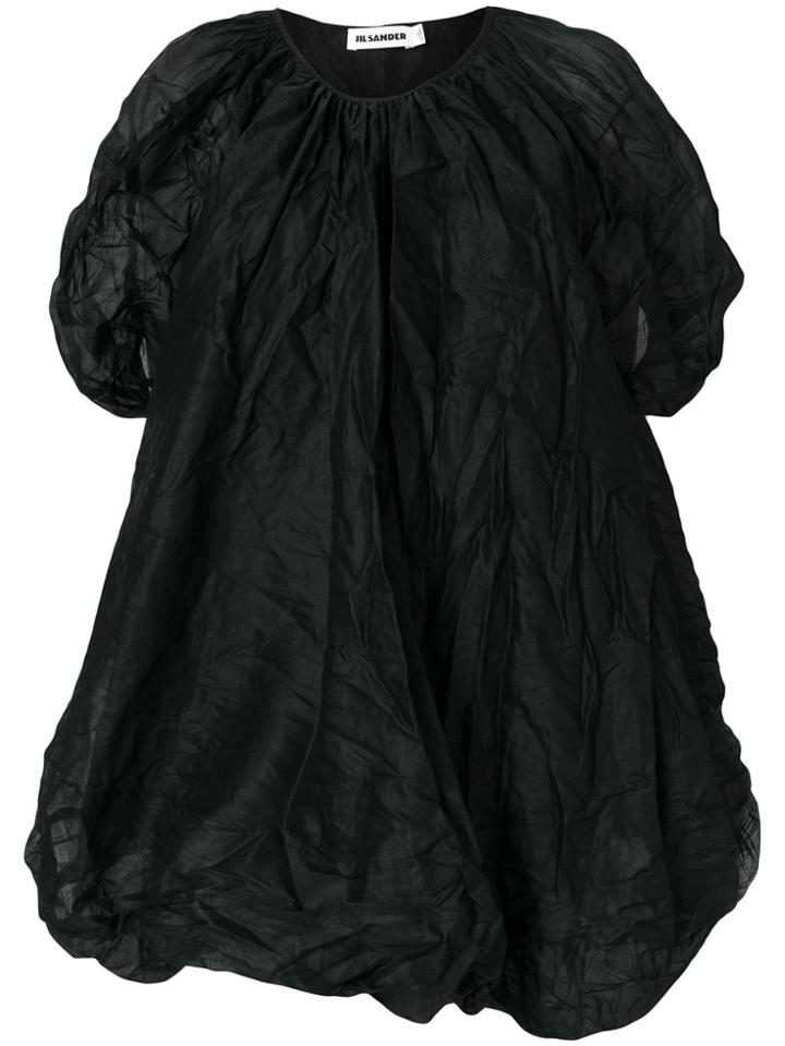 Jil Sander Crumpled Effect Blouse - Black