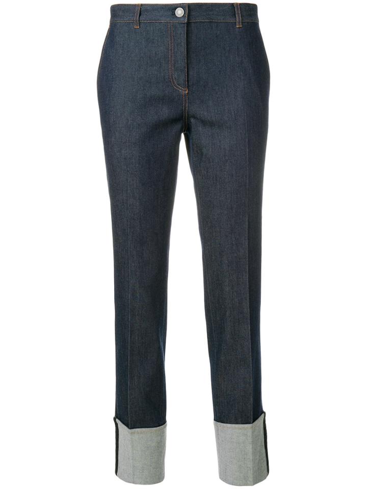 Bottega Veneta Straight Leg Jeans - Blue