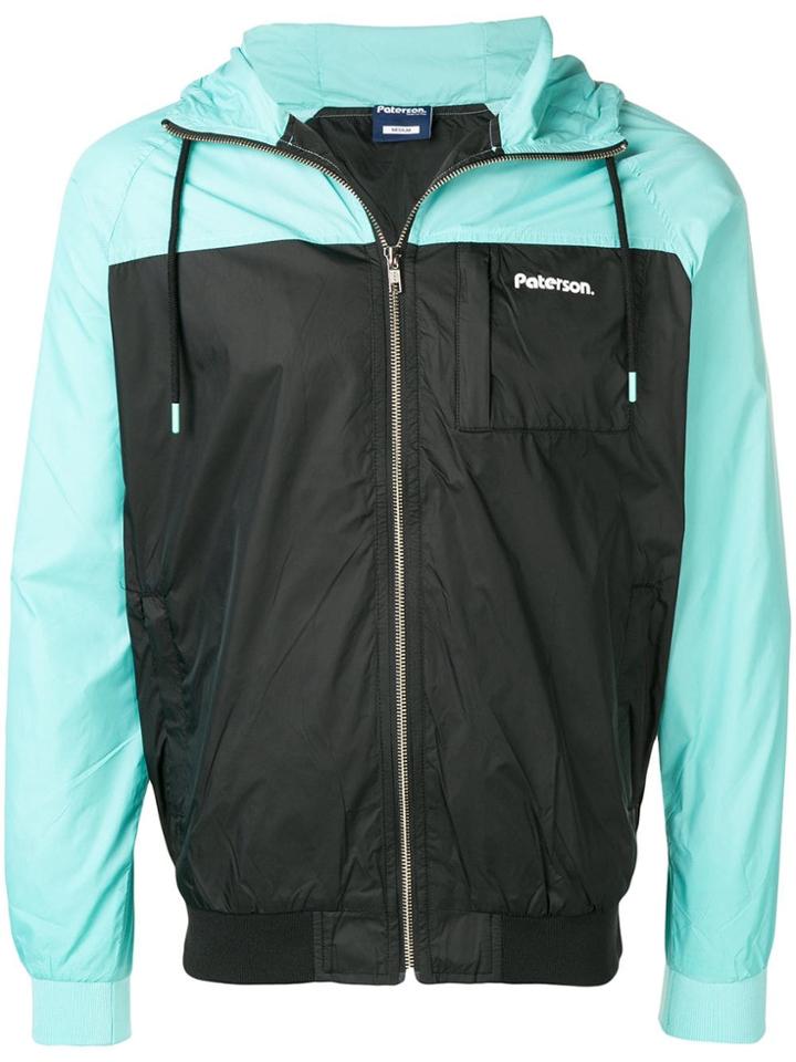 Paterson. Colour Block Lightweight Jacket - Black