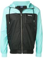 Paterson. Colour Block Lightweight Jacket - Black