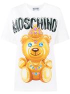 Moschino Bear Print T-shirt - Nude & Neutrals