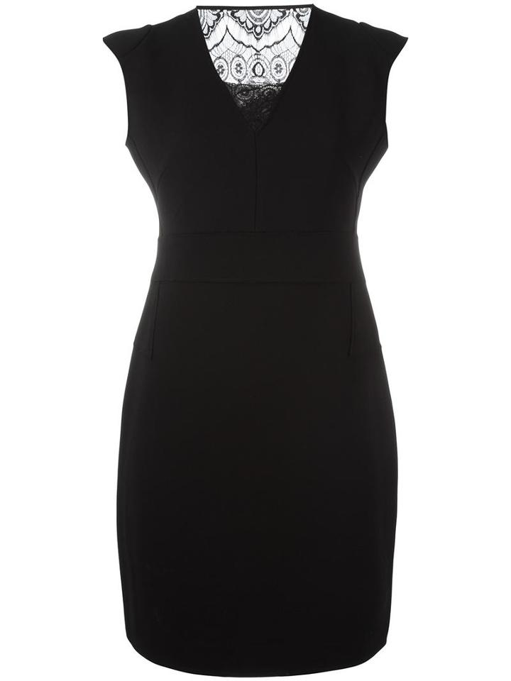 Tony Cohen 'yoko' Dress, Women's, Size: 38, Black, Wool/viscose/polyester