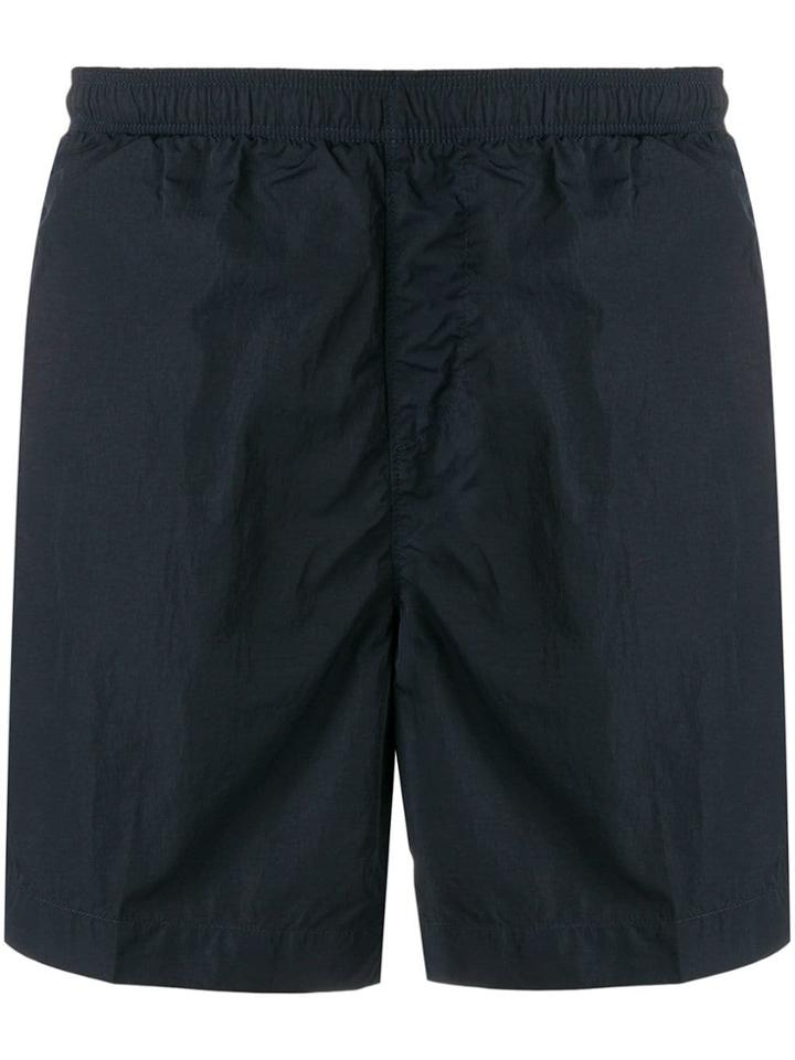 Cp Company Elasticated Waistband Track Shorts - Blue