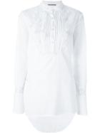 Ermanno Scervino Floral Embroidery Shirt - White