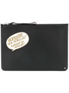 Moncler Patched Clutch Bag - Black