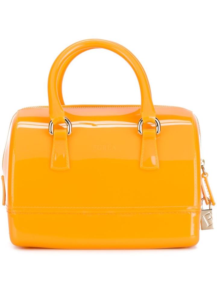 Furla Small Tote Bag, Women's, Yellow/orange