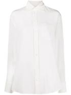 Maison Margiela Tailored Silk Shirt - White