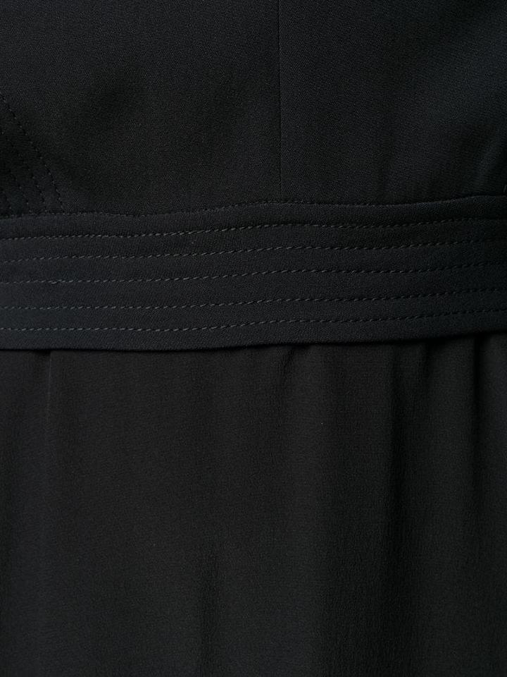 Stella Mccartney Handkerchief Hem Midi Dress - Black