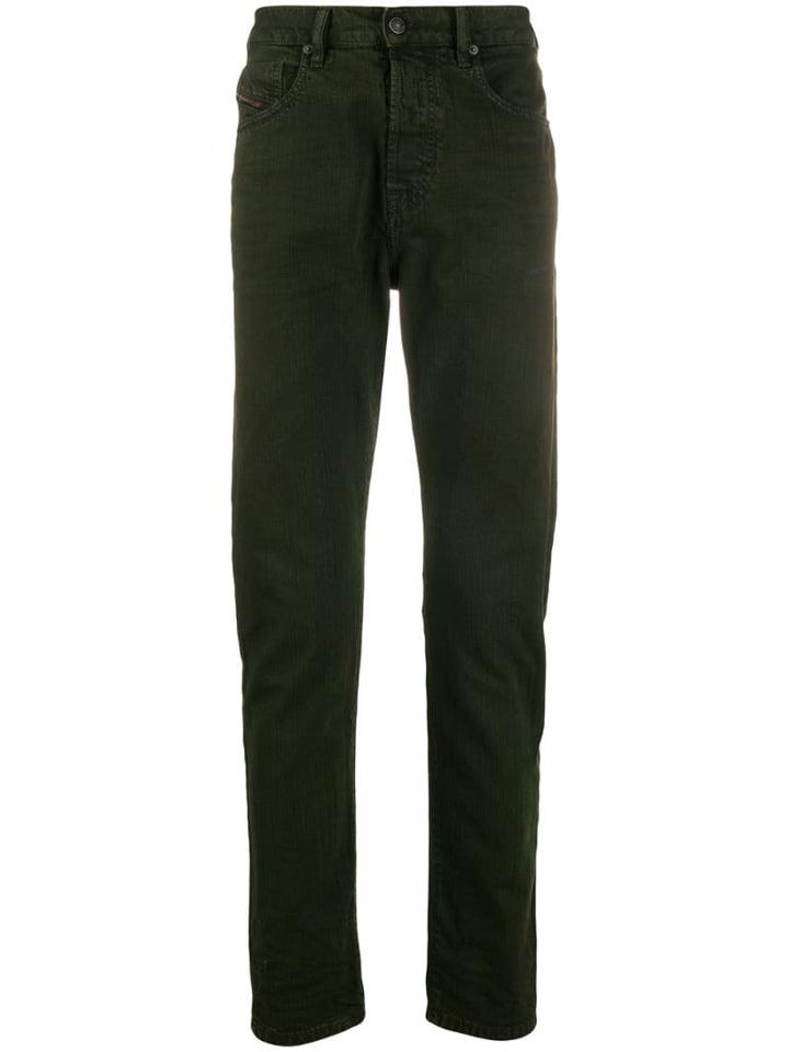 Diesel Straight-leg Denim Trousers - Green