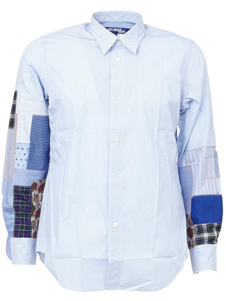 Junya Watanabe Comme Des Garçons Man Patchwork Sleeve Shirt